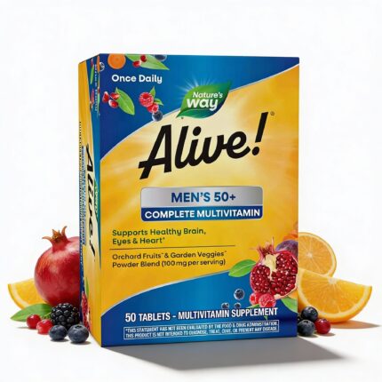 alive men multivitamin 50 + 50 tablets